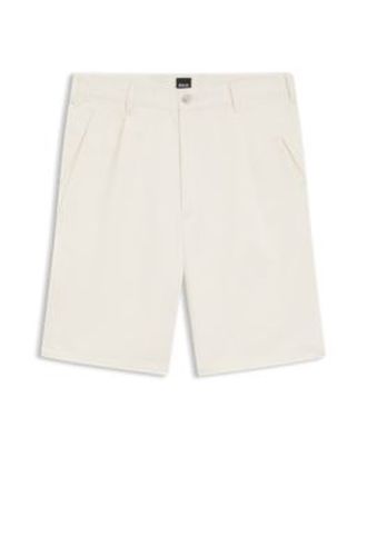 Short Relaxed en twill de coton - Boss - Modalova
