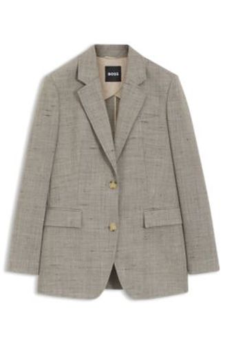 Blazer Regular en laine mélangée - Boss - Modalova