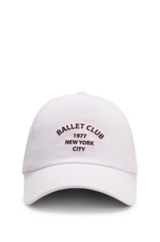 Casquette en twill de coton avec motif - Boss - Modalova
