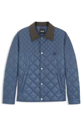 Veste déperlante à matelassage mélangé - Boss - Modalova