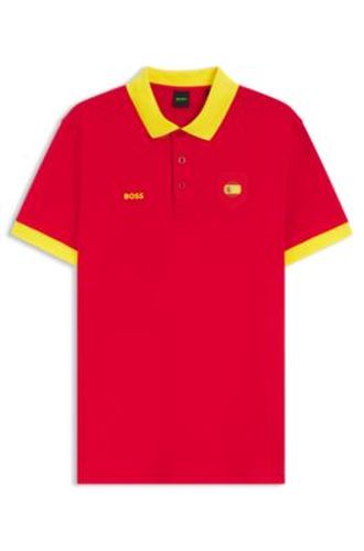 Polo Paddy avec finitions aux couleurs du drapeau national - Boss - Modalova
