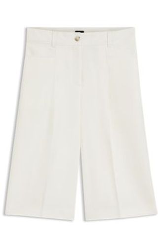 Pantalon bermuda plissé sur le devant - Boss - Modalova
