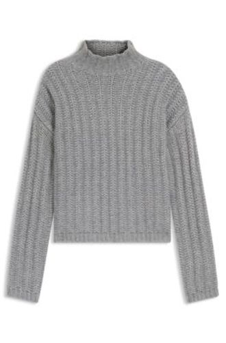 Pull en maille côtelée - HUGO - Modalova