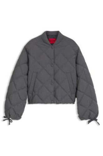 Veste déperlante avec matelassage à motif losange - HUGO - Modalova