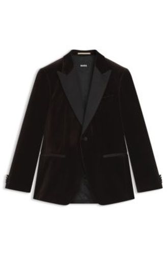 Veste de smoking Slim en velours de coton - Boss - Modalova
