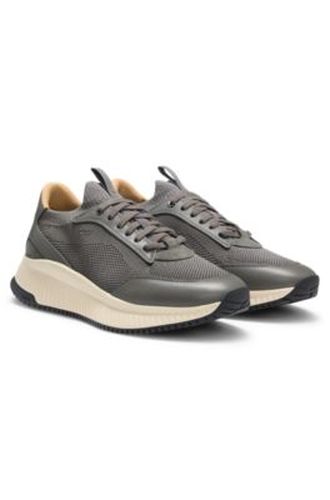 TTNM EVO baskets avec tige en maille et finitions en cuir - Boss - Modalova
