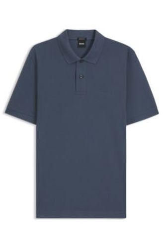 Pallas polo en piqué de coton avec logo brodé - Boss - Modalova