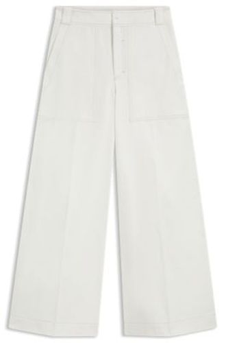 Pantalon Relaxed en toile de coton - Boss - Modalova