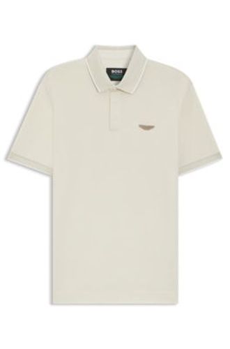 Polo x ASTON MARTIN en piqué de coton et mohair - Boss - Modalova
