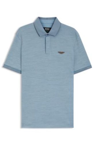 Polo x ASTON MARTIN en piqué de coton et mohair - Boss - Modalova