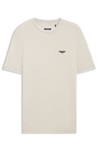T-shirt x ASTON MARTIN en jacquard de mohair et de coton - Boss - Modalova