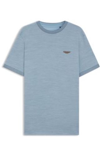 T-shirt x ASTON MARTIN en jacquard de mohair et de coton - Boss - Modalova