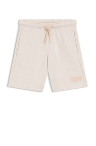 Short Relaxed en molleton de coton - Boss - Modalova