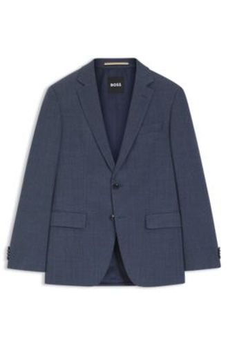 Veste Slim en laine stretch à motif - Boss - Modalova