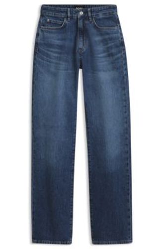 Jean Slim raccourci en denim stretch - Boss - Modalova