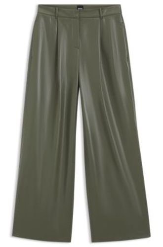 Pantalon large en similicuir - Boss - Modalova