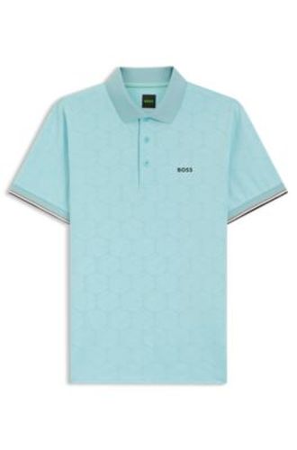 Active Polo Slim à motif de balles de tennis en relief - Boss - Modalova