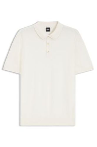 Polo Regular en maille structurée - Boss - Modalova