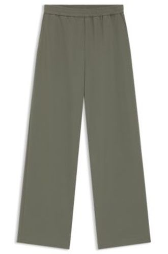 Pantalon coupe décontractée en crêpe japonais antistatique - Boss - Modalova