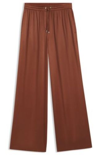 Pantalon Relaxed en satin - Boss - Modalova