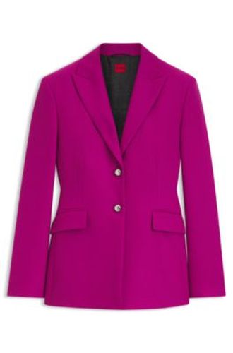 Blazer Regular à boutons métalliques - HUGO - Modalova