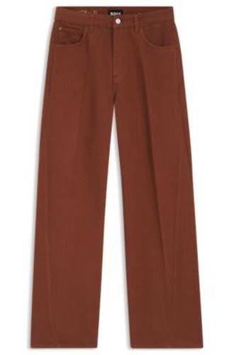 Jean Relaxed coloré en doux coton mélangé - Boss - Modalova