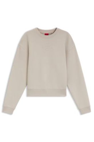 Sweat en coton avec logo manuscrit Resort - HUGO - Modalova