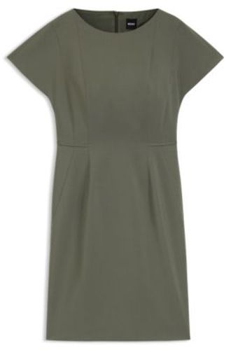 Robe Slim en mohair stretch italien - Boss - Modalova