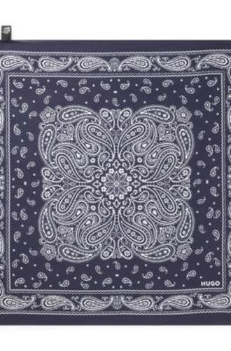 Bandana imprimé motif cachemire mélangé à teneur en soie - HUGO - Modalova