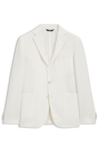 Veste Slim en tissu à micro motif - Boss - Modalova