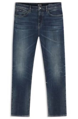 Jean droit en denim stretch - Boss - Modalova
