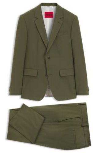 Costume deux pièces Slim en laine mélangée stretch - HUGO - Modalova