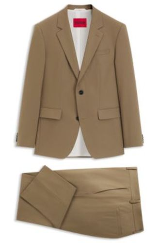 Costume deux pièces Slim en laine mélangée stretch - HUGO - Modalova