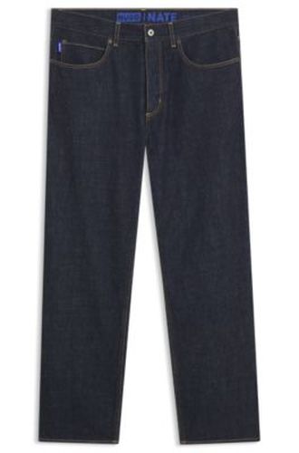 Jean Baggy en denim lavé - HUGO - Modalova