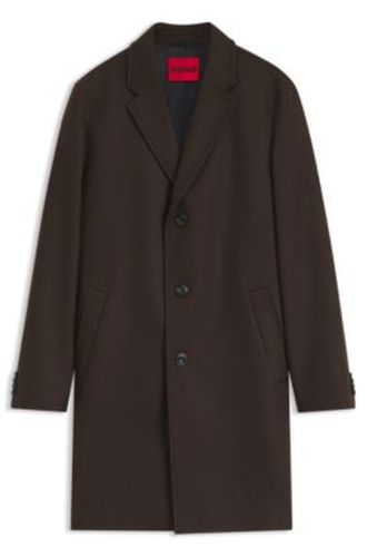 Manteau Regular en mélange de laine vierge - HUGO - Modalova