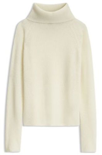 Pull à col roulé avec structure ajourée - Boss - Modalova