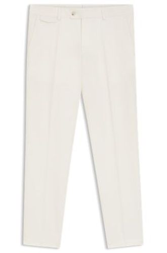 Pantalon fuselé en popeline de coton stretch facile à repasser - Boss - Modalova