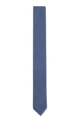 Cravate en soie à motif jacquard - HUGO - Modalova
