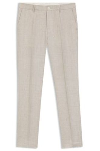 Pantalon Slim Fit en mélange de lin - Boss - Modalova