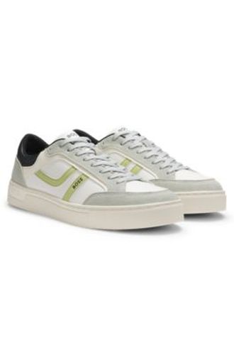 Baskets color block en similicuir - Boss - Modalova