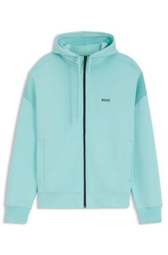 Sweat zippé Regular en piqué spacer - Boss - Modalova