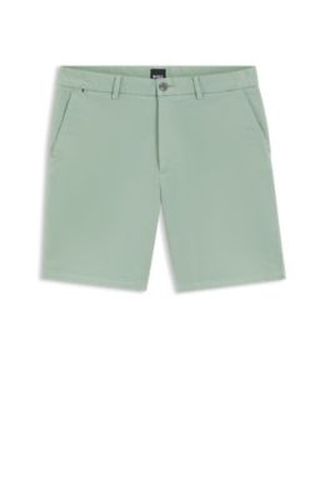 Short Modern en twill de coton stretch surteint - Boss - Modalova