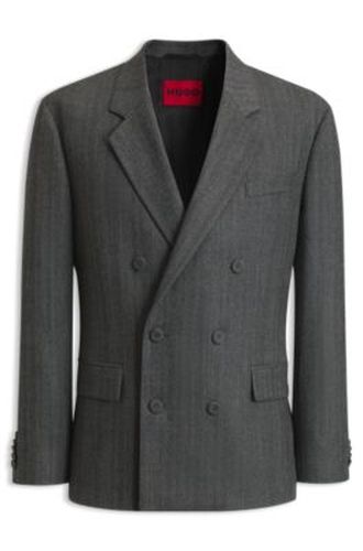 Veste de costume Modern en tissu à chevrons - HUGO - Modalova
