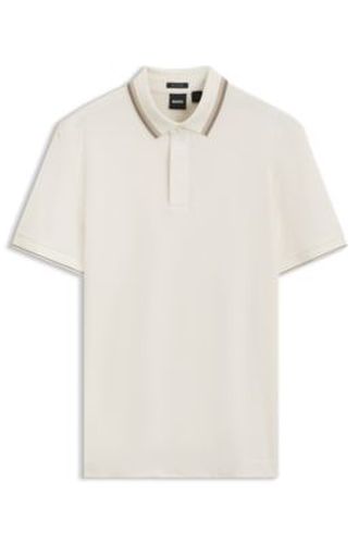 Polo Regular en piqué de coton structuré - Boss - Modalova