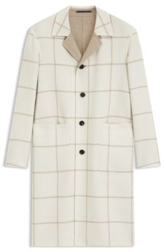 Manteau Relaxed Fit réversible en laine vierge et cachemire - Boss - Modalova