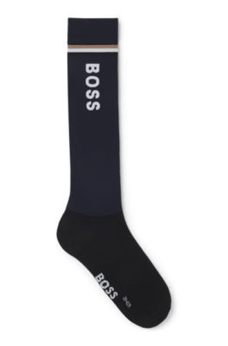 Chaussettes d’équitation avec détails de logo - Boss - Modalova