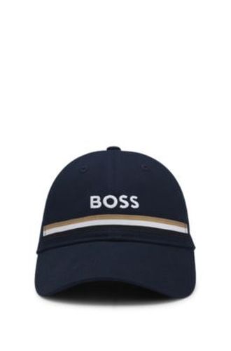 Casquette d’équitation en coton à logo brodé - Boss - Modalova