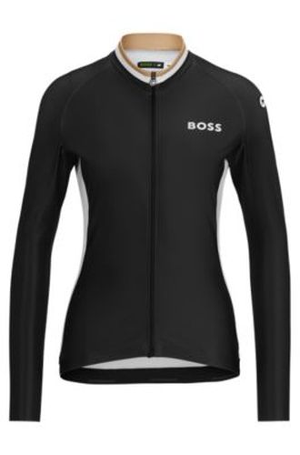 Top en jersey logoté x ASSOS avec trois poches arrière et protection UPF50+ - Boss - Modalova