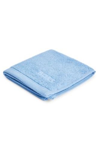 Serviette de toilette en coton de la mer Égée avec logo ton sur ton - Boss - Modalova