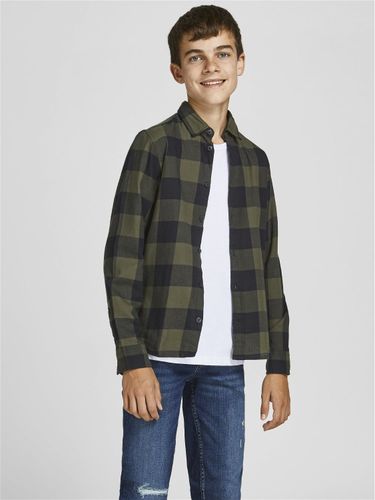 Garçons Peau De Pêche Vichy Chemise - Jack & Jones - Modalova